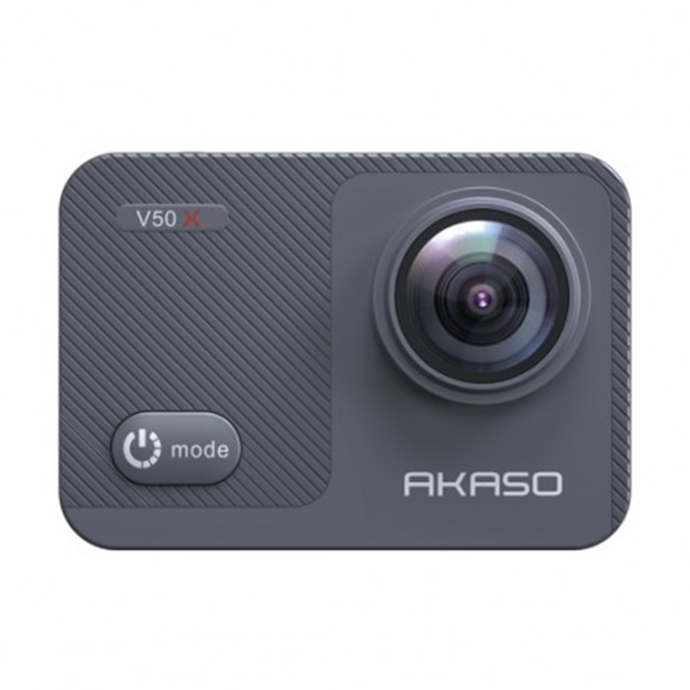 AKASO V50X 4K Waterproof Touch Screen WiFi Action Camera - Black - 20MP 