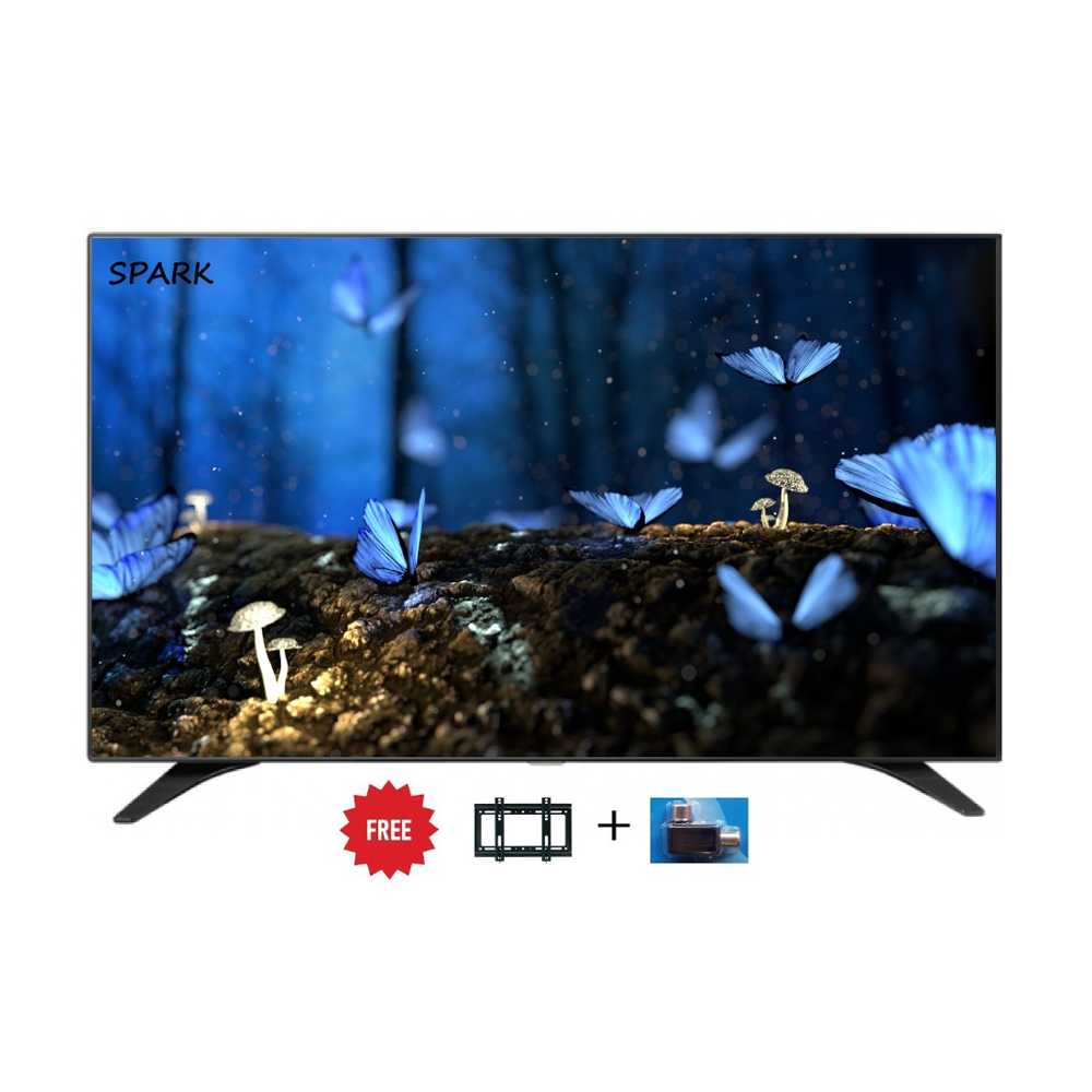 MME Smart 4K Voice Glass Soundbar LED TV - 43 Inch