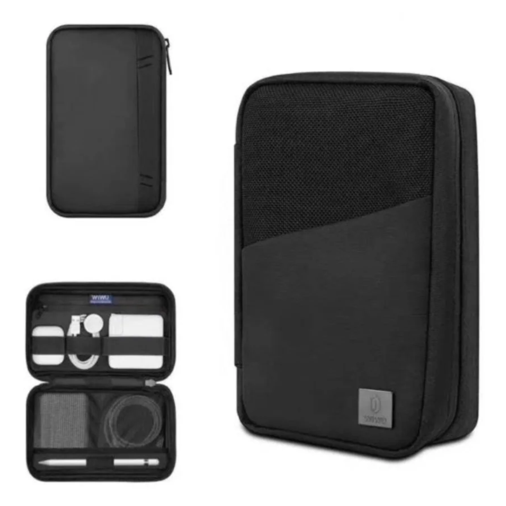 WiWU Macbook Mate Accessories Bag - Black