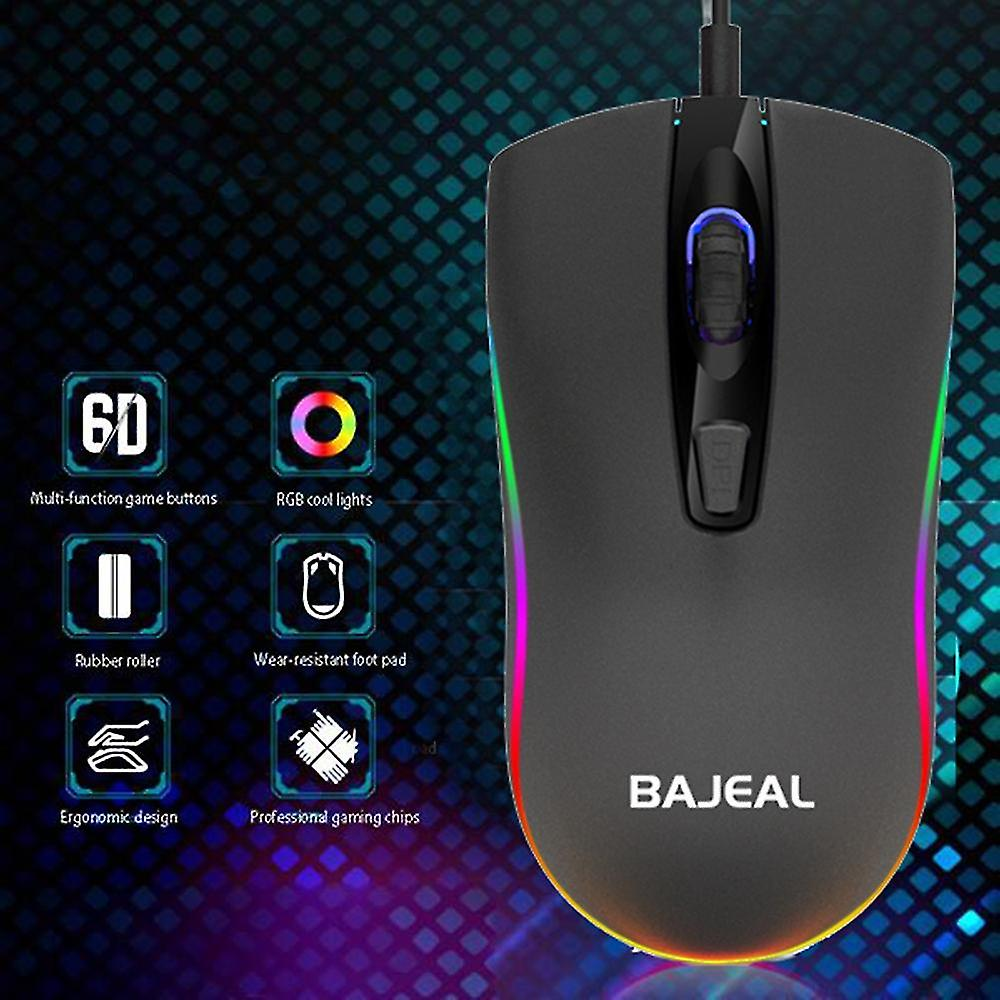 CASIFY D1 Wired Mouse Gaming Mouse - Black
