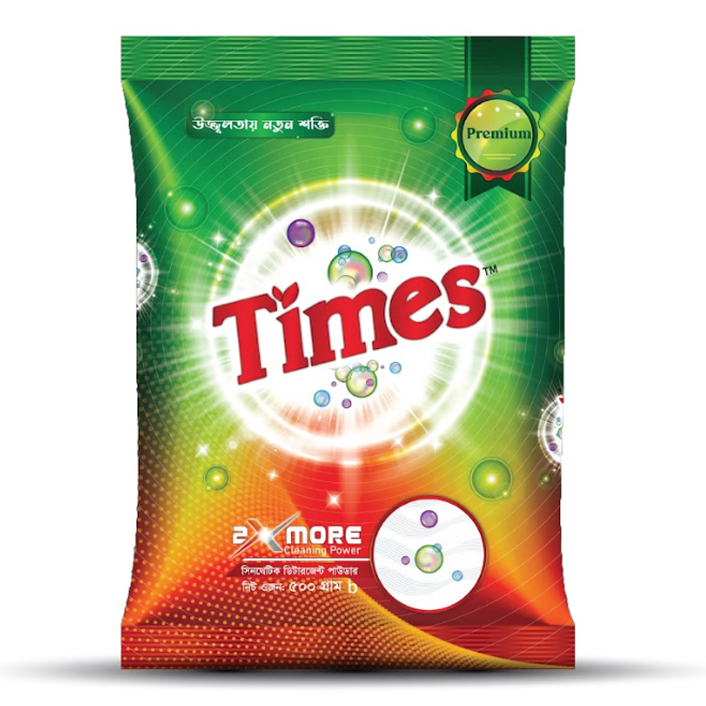 Times Premium Detergent Powder - 500gm
