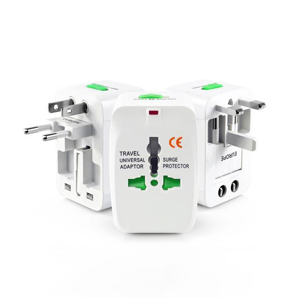 Universal Travel Adapter - 105V-240V - White