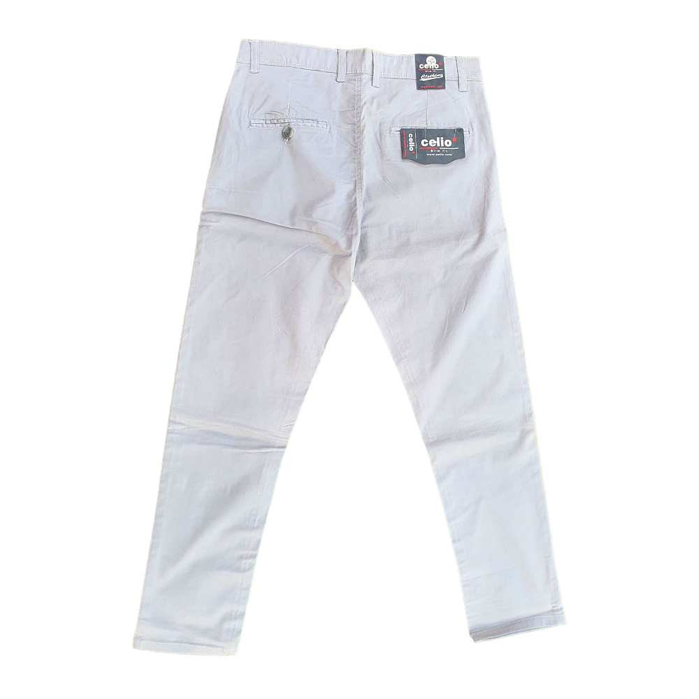 Cotton Twill Pant for Men - Twill-3012- Light Gray