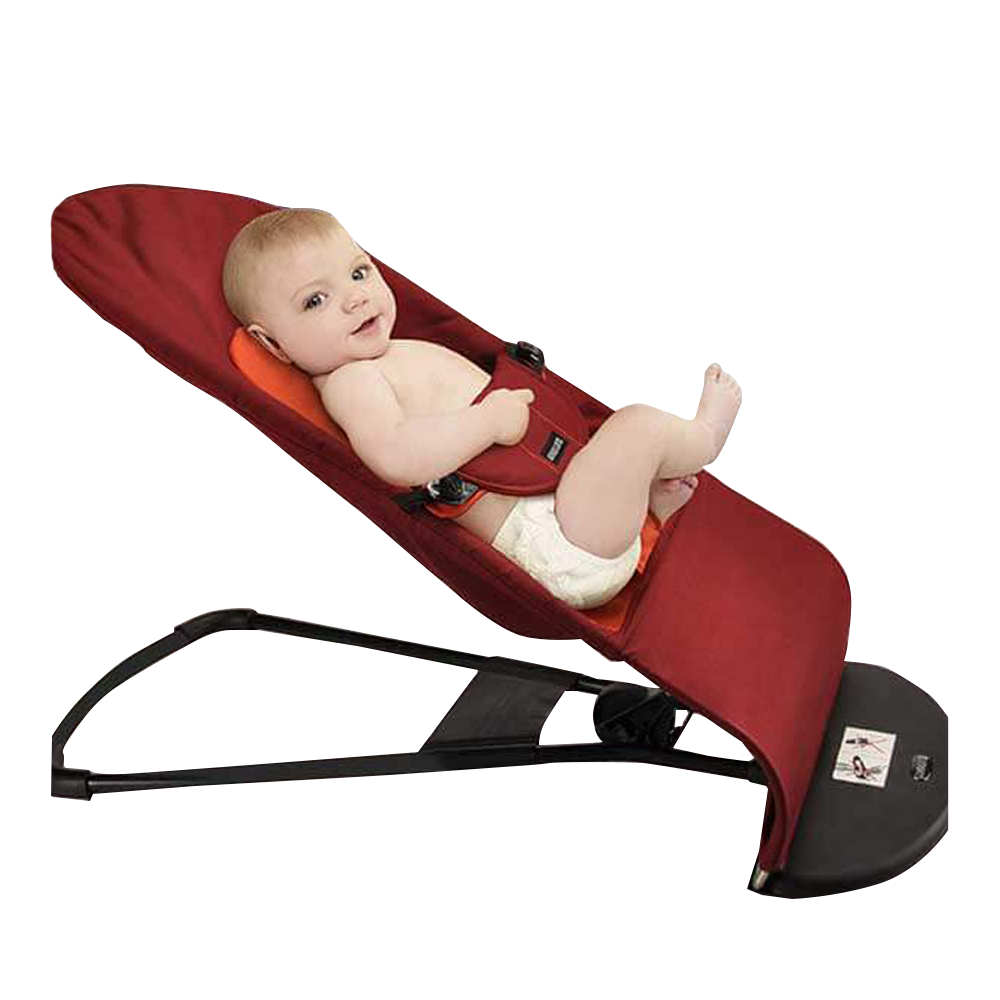 Stainless Steel Baby Bouncer - Red