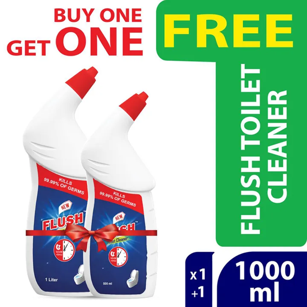 Minister Flush Toilet Cleaning Liquid - 1000 ml 12 pcs Ctn  Get 500Ml 12 pcs Free