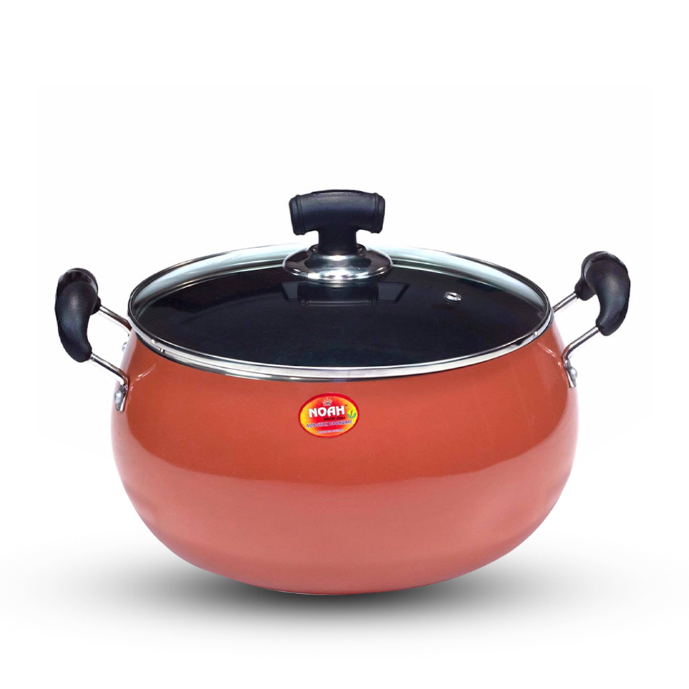 Noha Nonstick Belly Pot - Multicolor