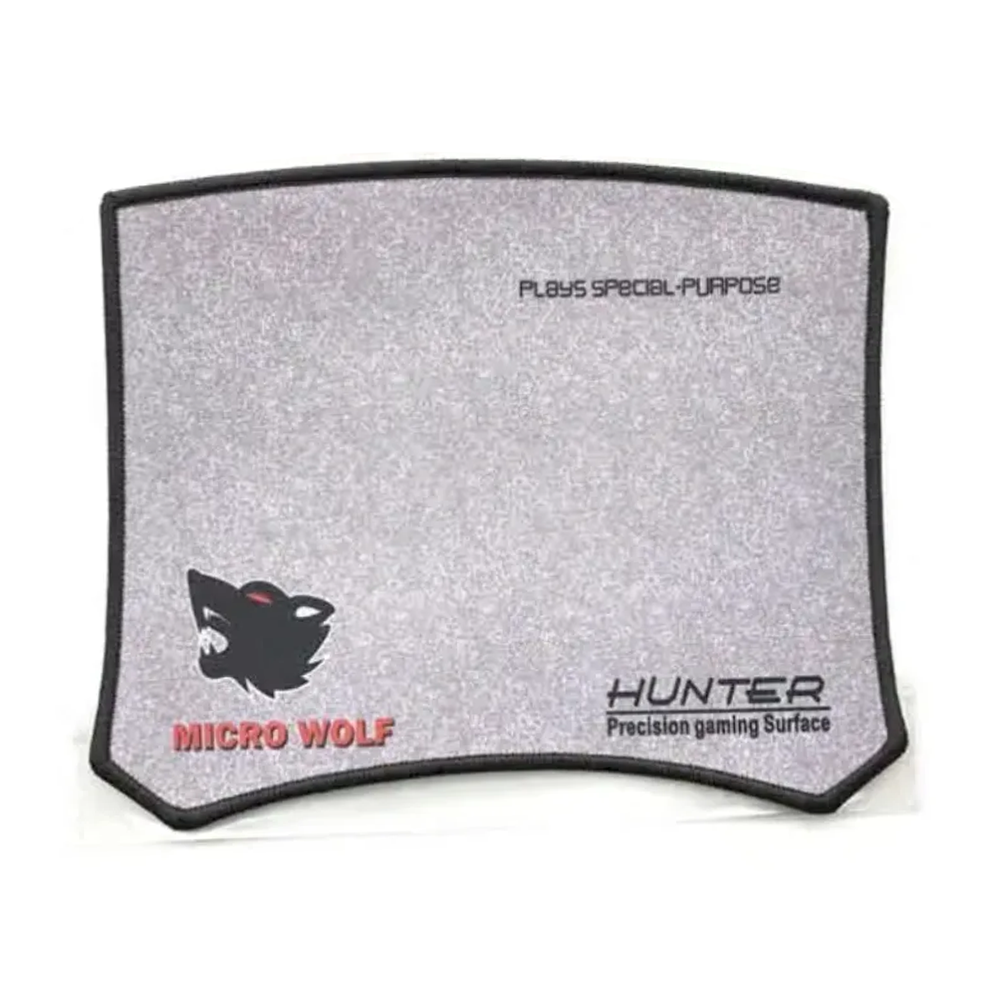 Hunter L-16 Wild Wolf Gaming Mouse Pad - Gray