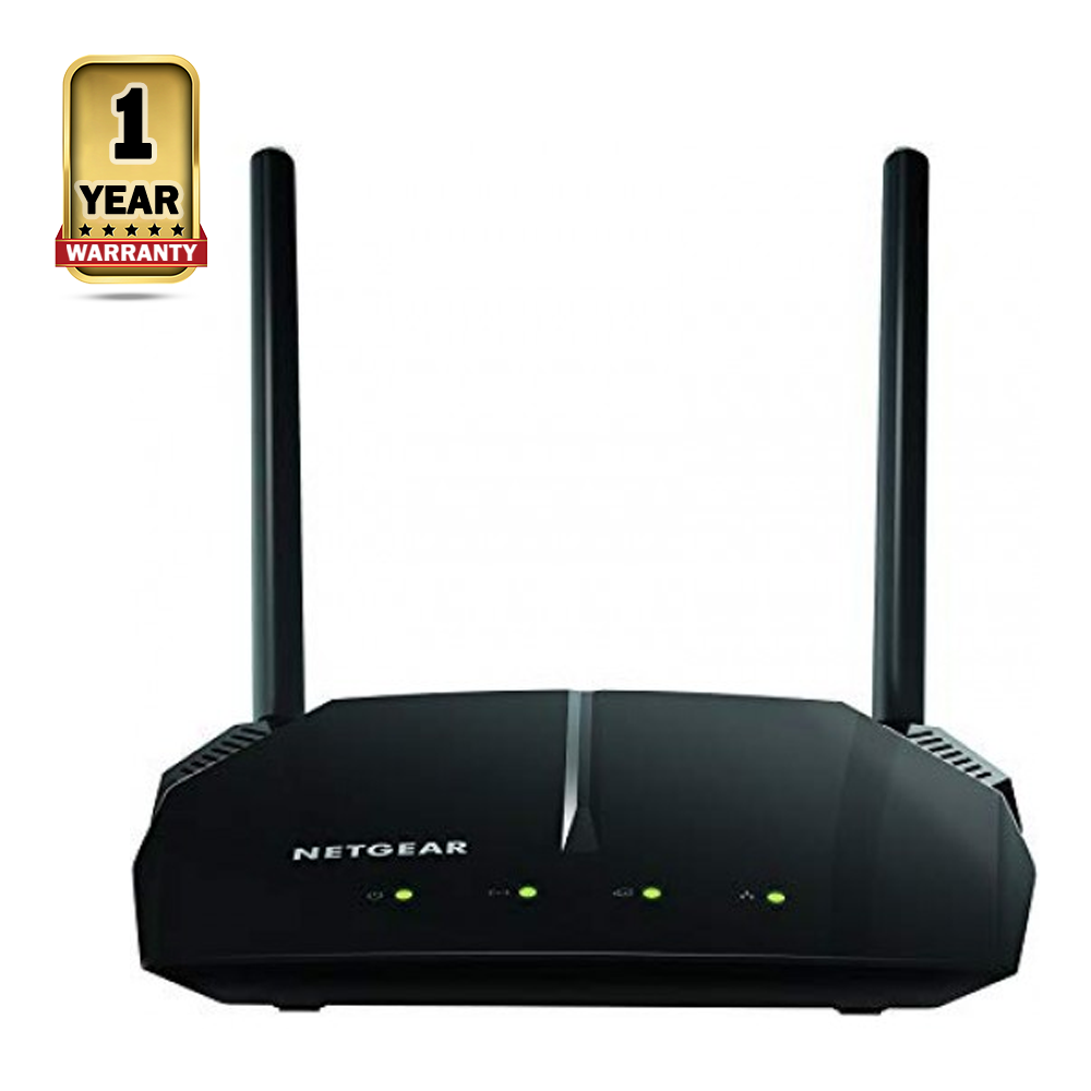 Netgear R6120 AC1200 Mbps Wireless Dual Band Gaming Router - Black