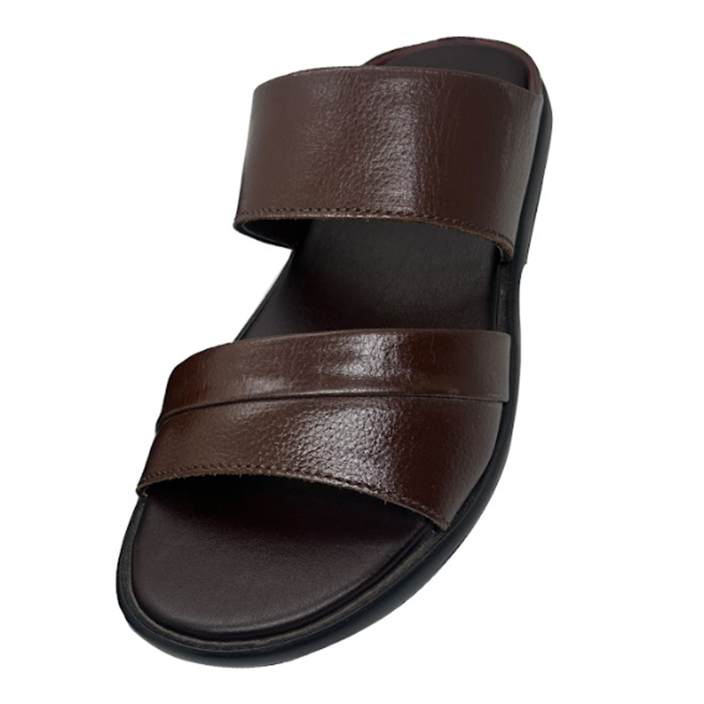 Leather on sale casual sandals