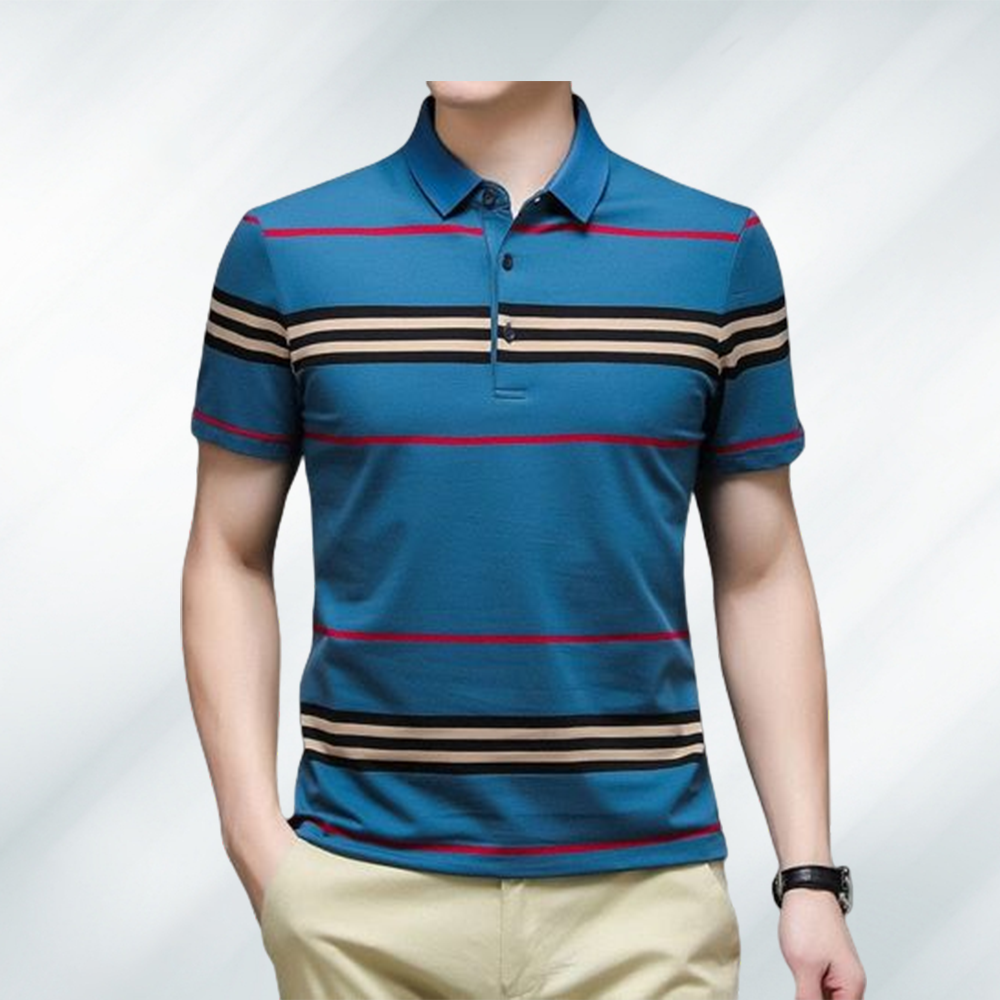 PP Jersey Half Sleeve Polo Shirt For Men Teal PT 145