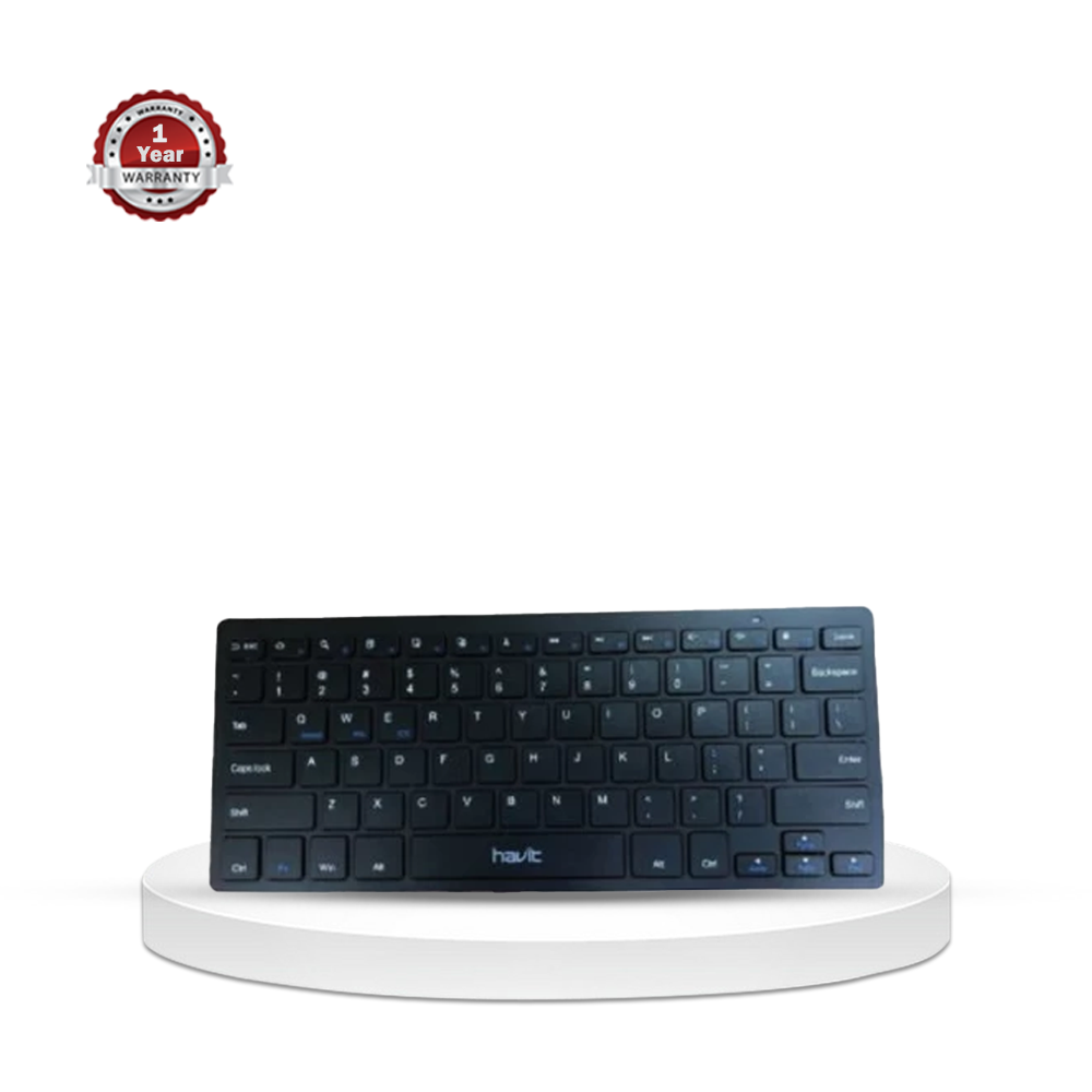 Havit KB220BT Bluetooth Mini Keyboard - Black