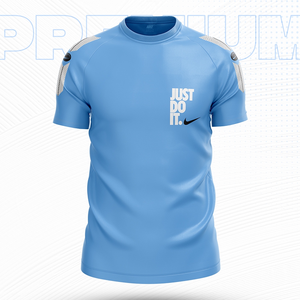 Mesh Short Sleeve Sports Jersey for Men - Sky Blue - NEX-JDI-04