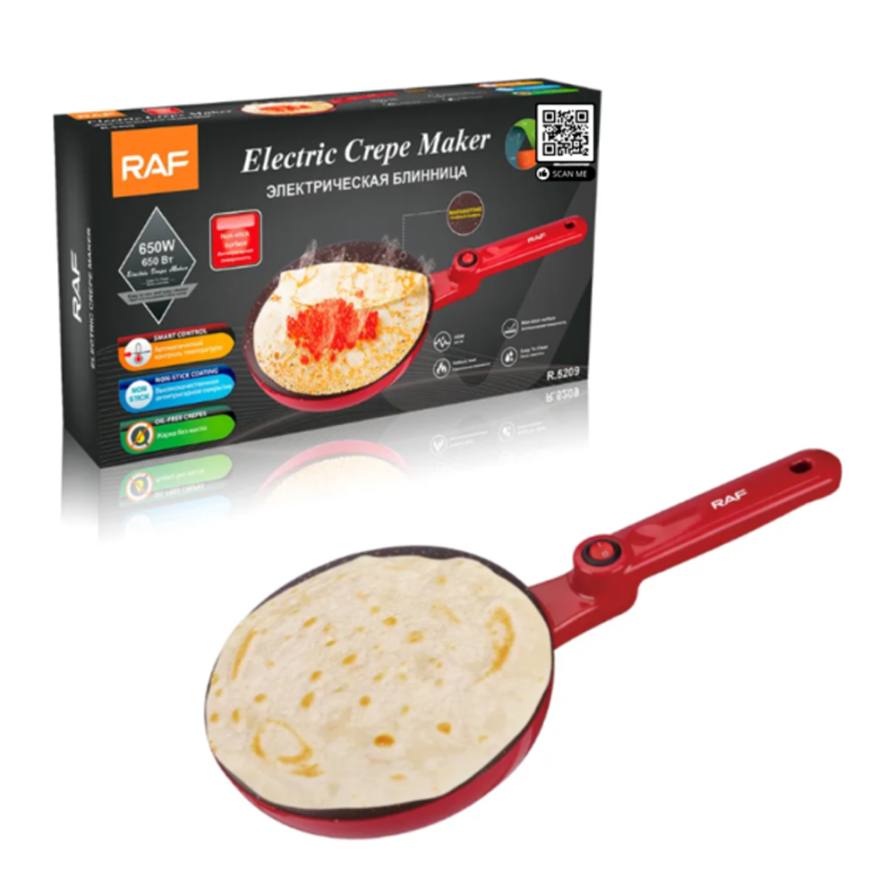 Smart Control Non-stick Electric Crepe maker - 650W