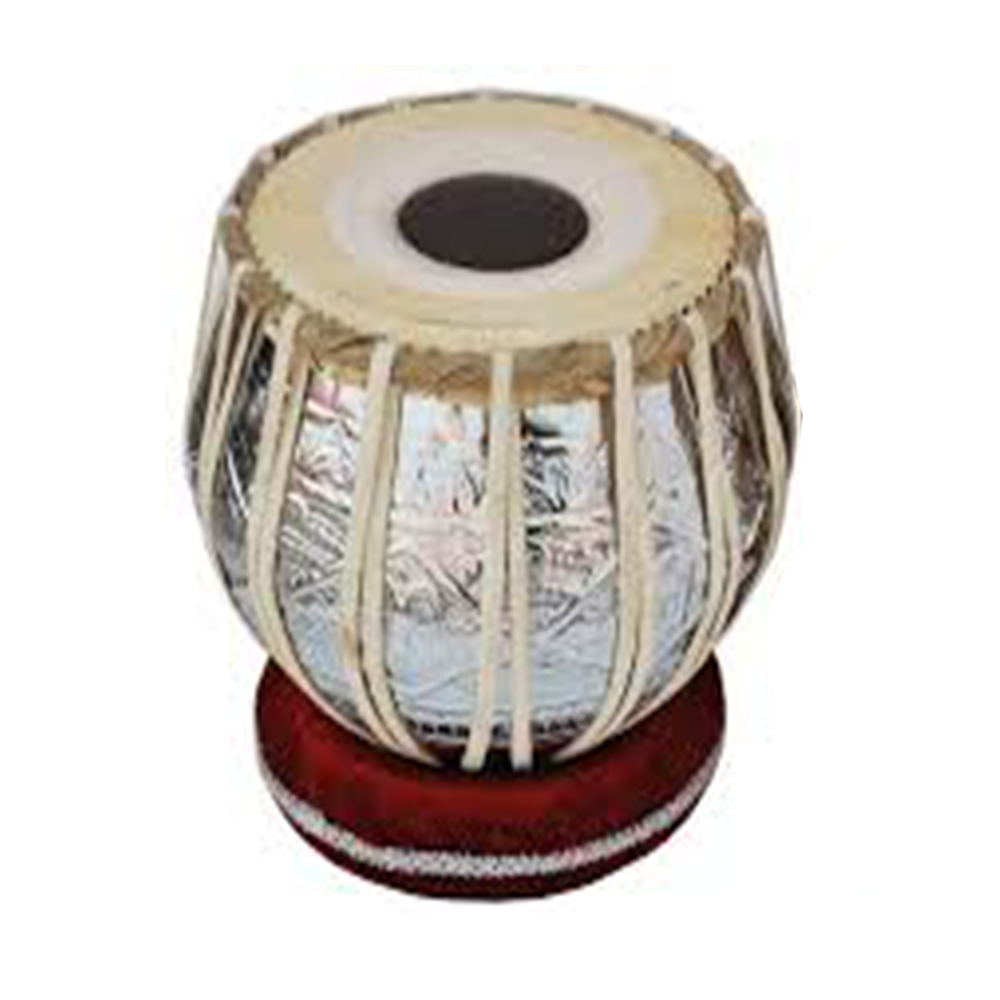 Surasree Copper Wood Tabla Baya - Silver