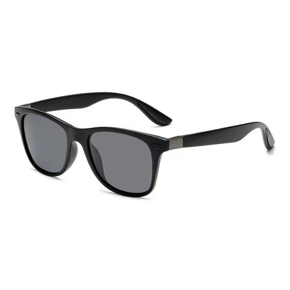 CASIFY S01 Polarized Driving Sport Square Sun Glass Men - Black - 2Pcs