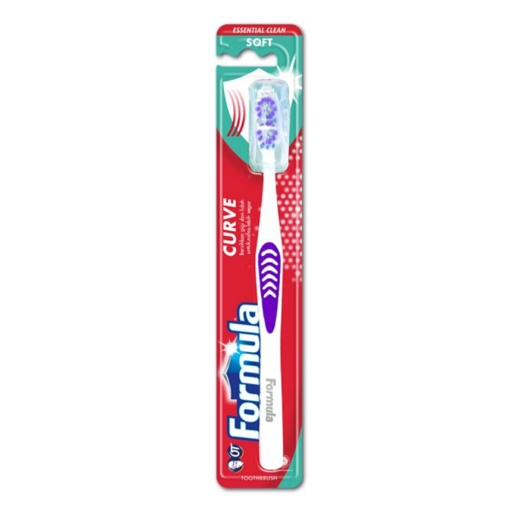 Formula Curve Soft Toothbrush - Blue And White