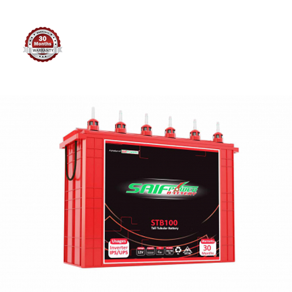 Saif Powertec STB 100 AH Tubular Battery - 100AH