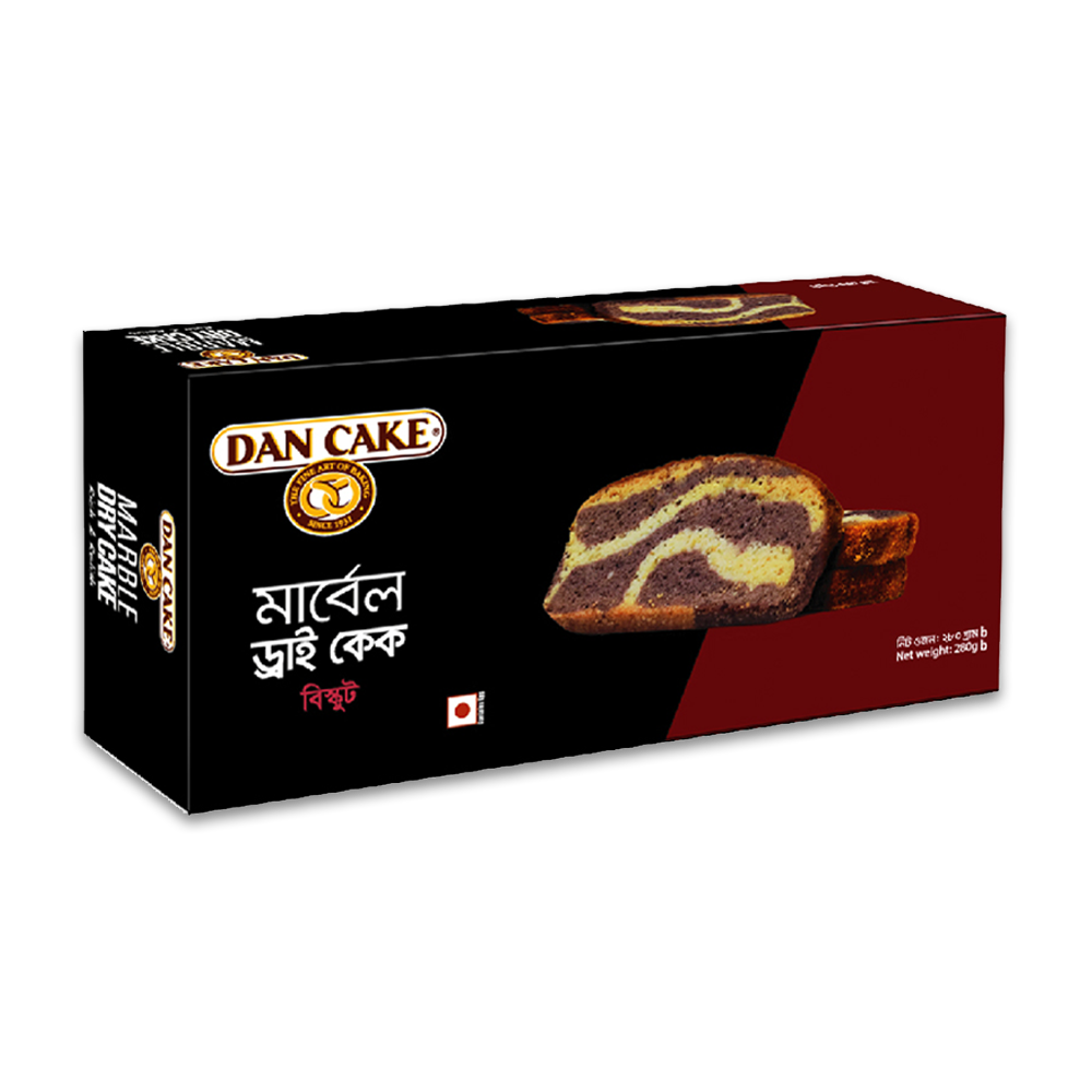 Dan Cake Marble Dry Cake Biscuit - 280g 