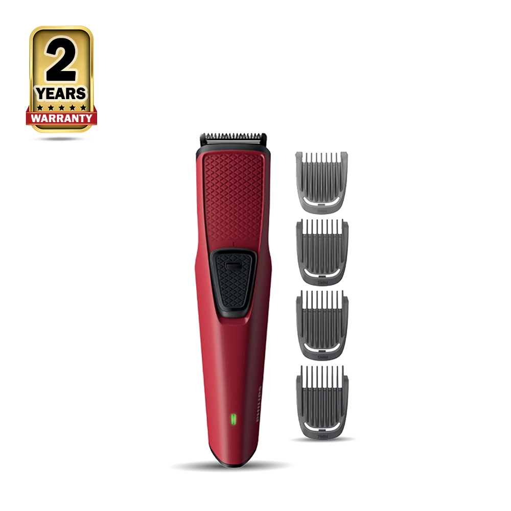 Philips BT1235 Beard Trimmer For Men - Red