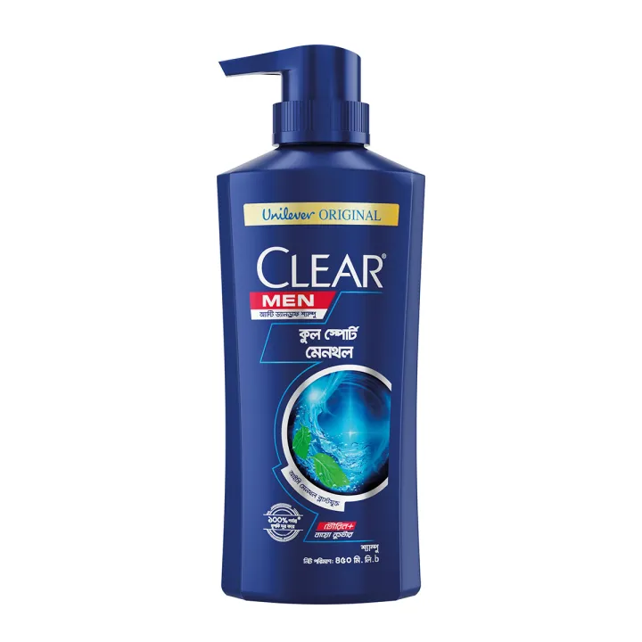 Clear Man Cool Sport Menthol Anti Dandruff Shampoo - 450ml