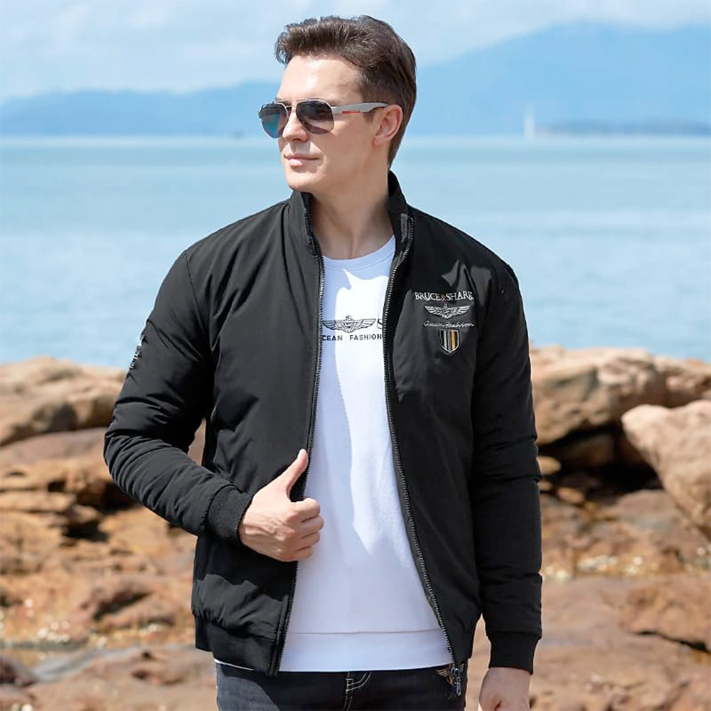 Saskin Winter Padding Jacket For Men Black SA 23