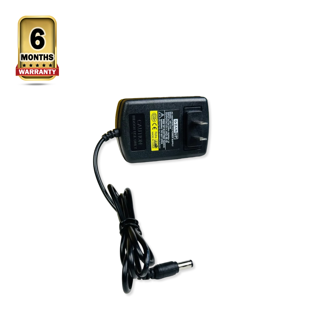 GearUP 12V-3A Power Adapter for WGP and Router - Black