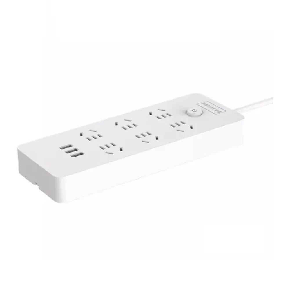Remax PC-6 USB Power Strip With 1.8M Extension Cord - White