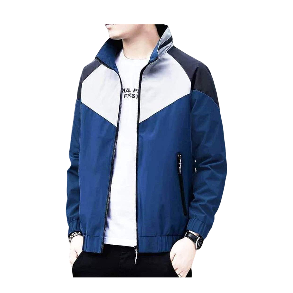 Winter China Fabrics Padding Jacket for Men - Blue - J-14