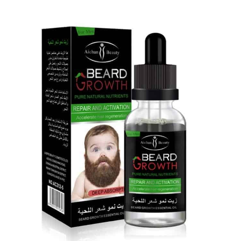 Aichun Beauty Beard Growth Solution Oil for Men - 30ml