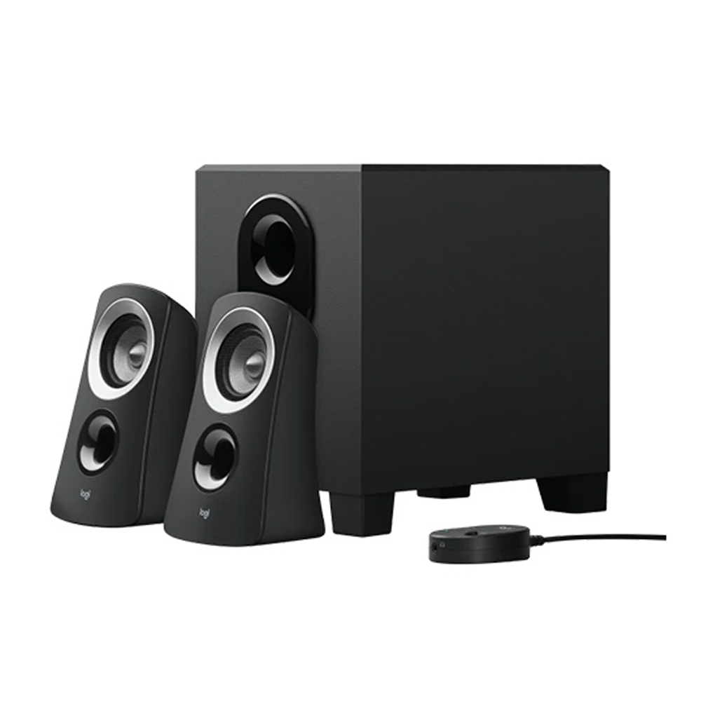 Logitech Z313 Rich Balanced Sound 2.1 Speaker - Black