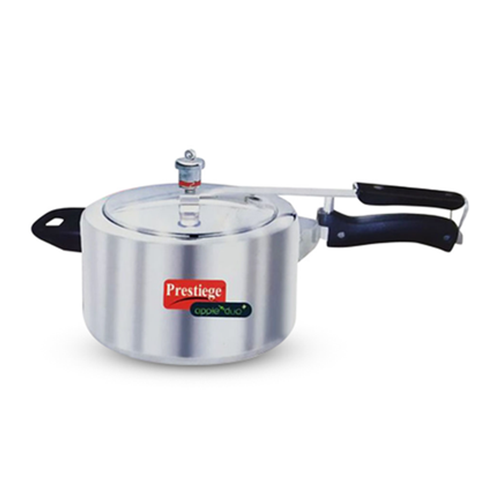 Prestige Popular Aluminum Pressure Cooker - 6.5 Liter - Silver