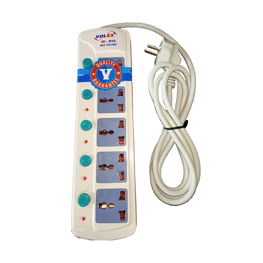 Volex MI-815 5 points Multiplug 2 Mtr- White