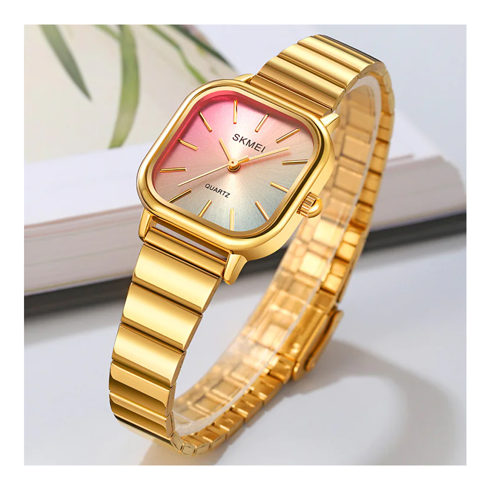 SKMEI 2190 Quartz Watch for Women - Golden