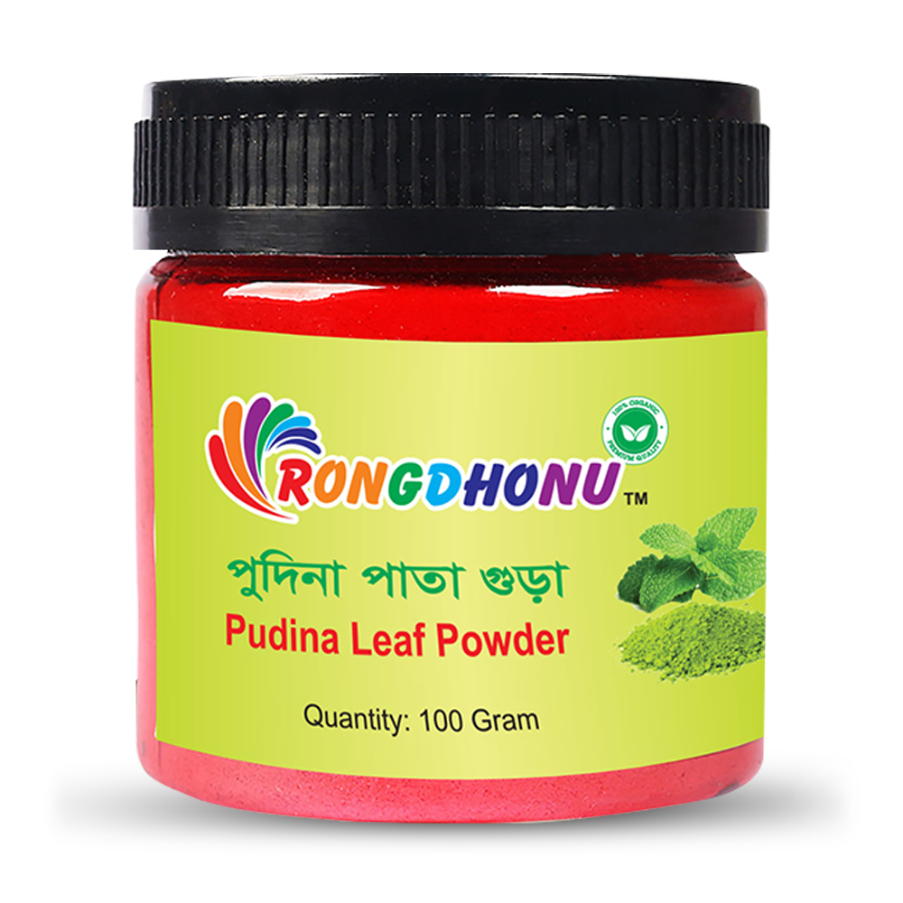 Rongdhonu Skin Care And Hair Treatment Pudina Leaf Powder - 100gm