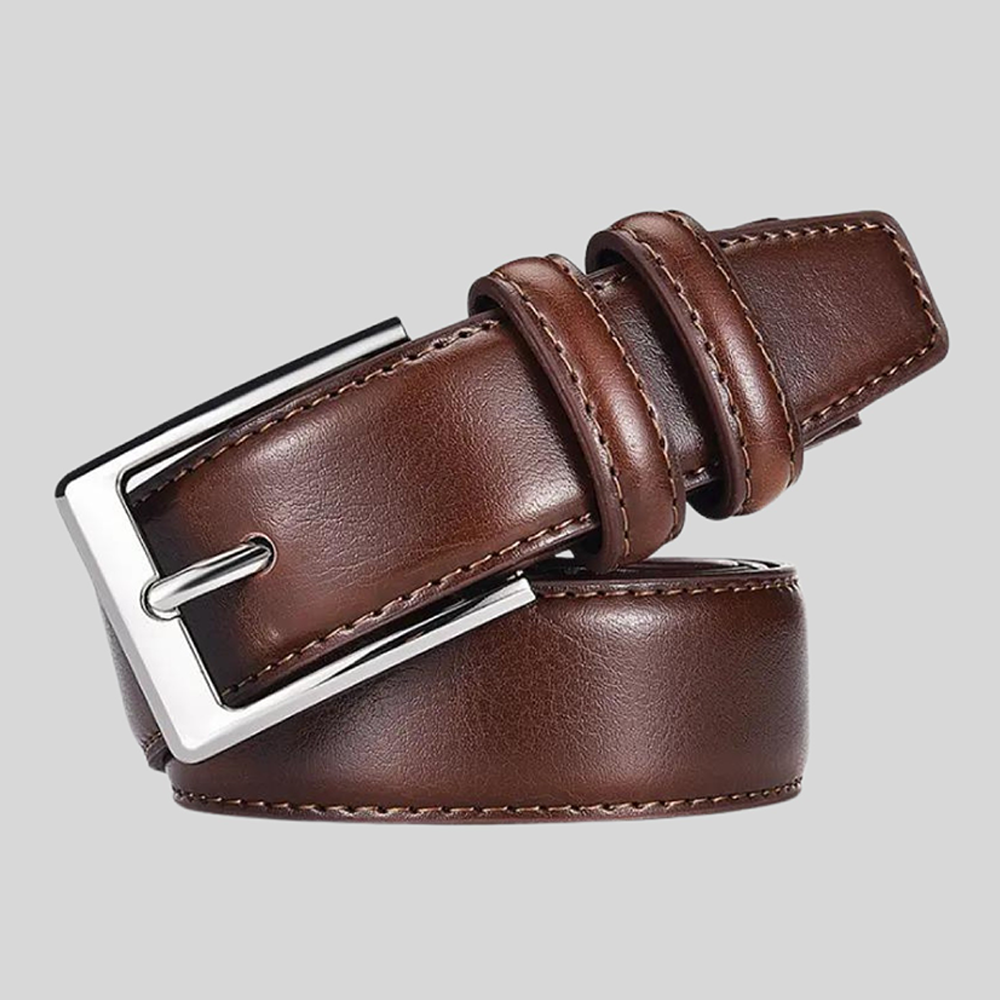 Zays Leather Belt For Men - Chocolate - ZMB104