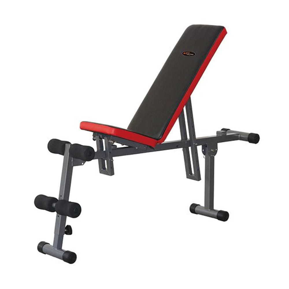 ET -103 FID Sit Up Bench - Black and Red