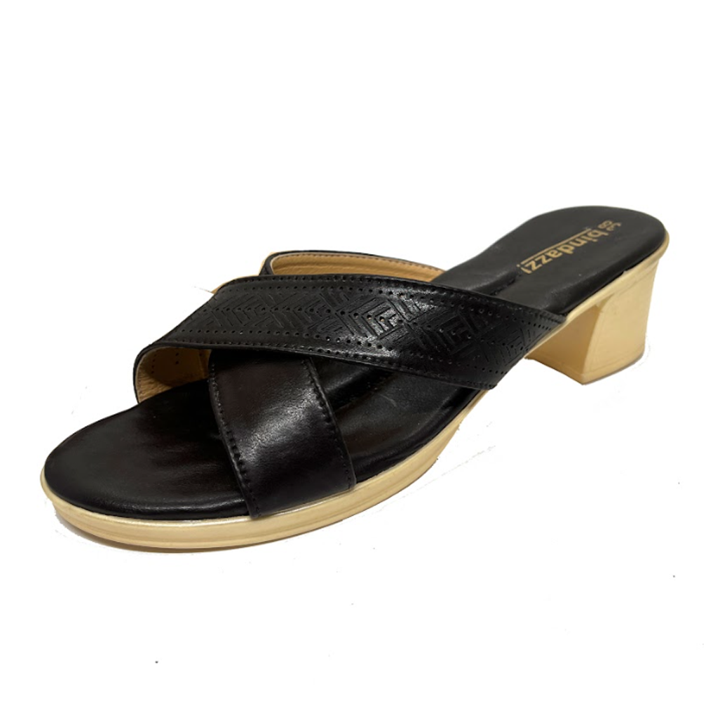 PU Leather Sandal for Women - Black - BW10269