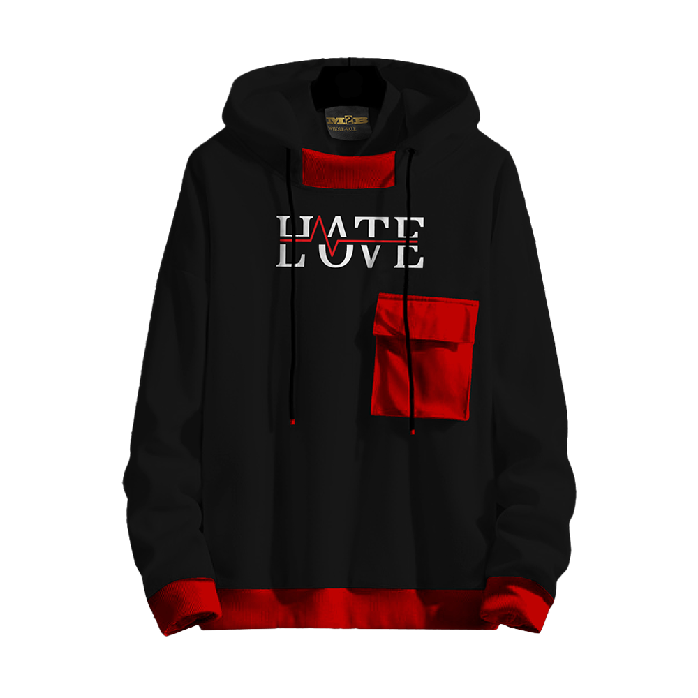 Cotton Love Pocket Hoodie For Men