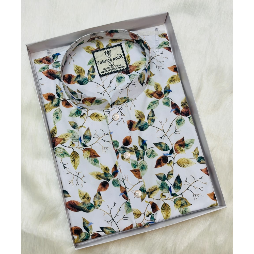 China Cotton Panjabi For Men - Multicolor - 7659