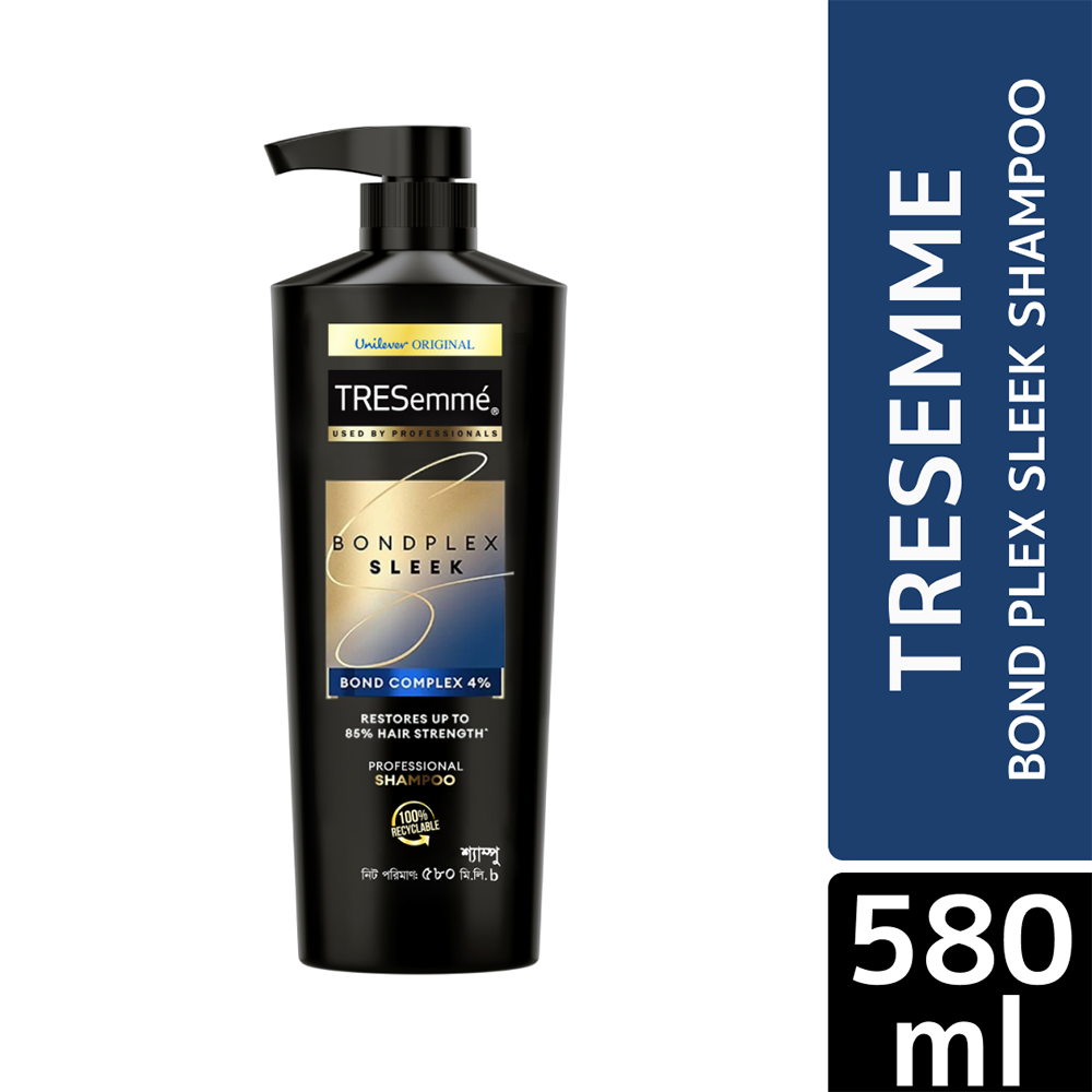 Tresemme Professional Bondplex Sleek Shampoo - 580ml