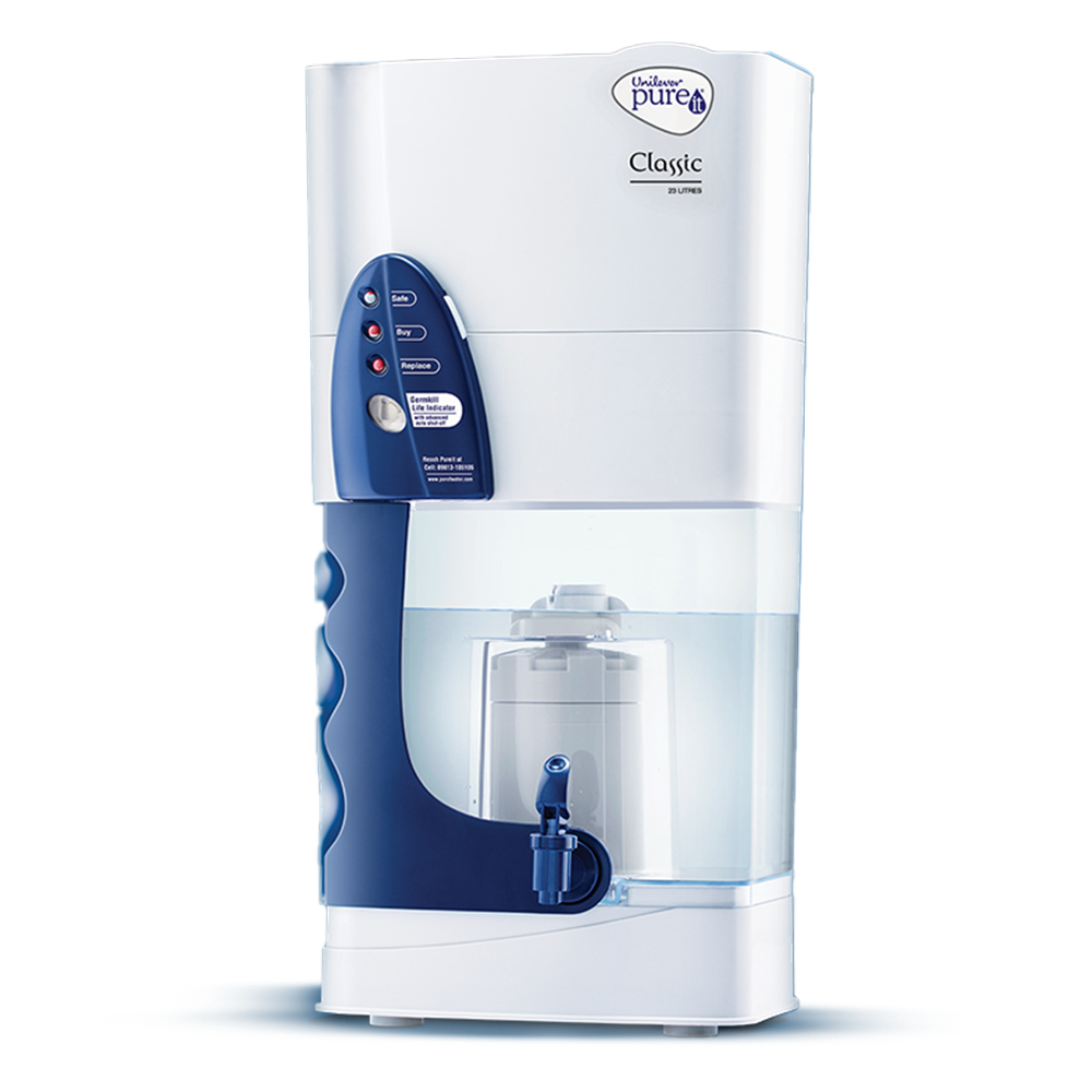 Pureit Classic Water Purifier - 23 Liter - Blue