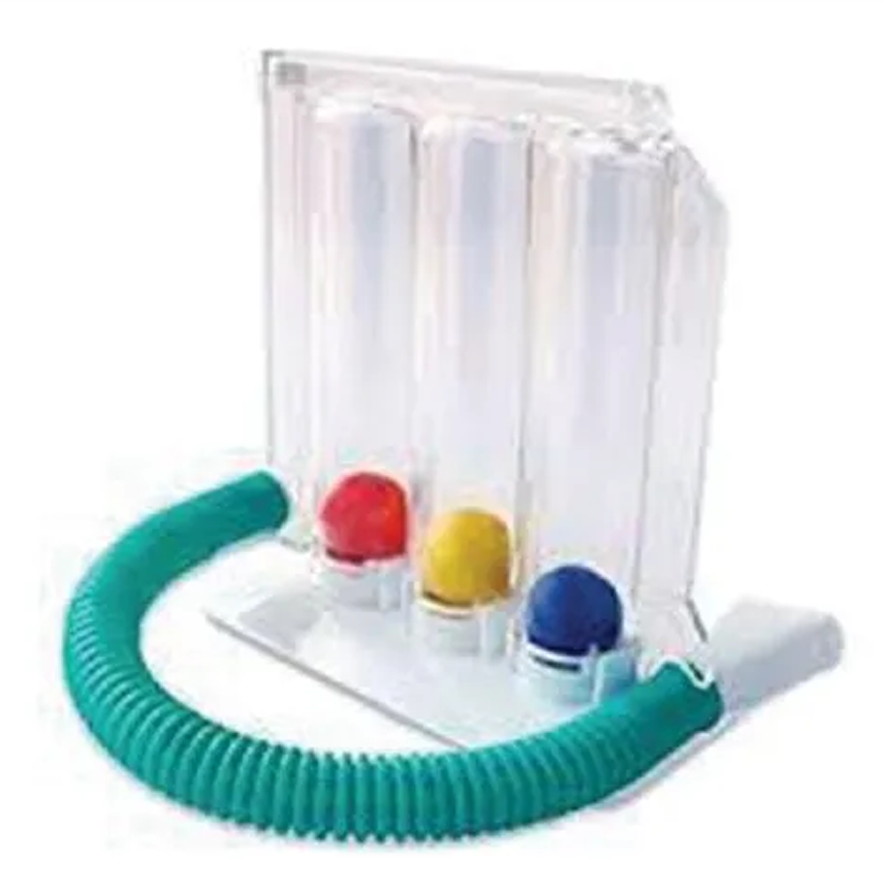 PVC Three Ball Respiratory Spirometer