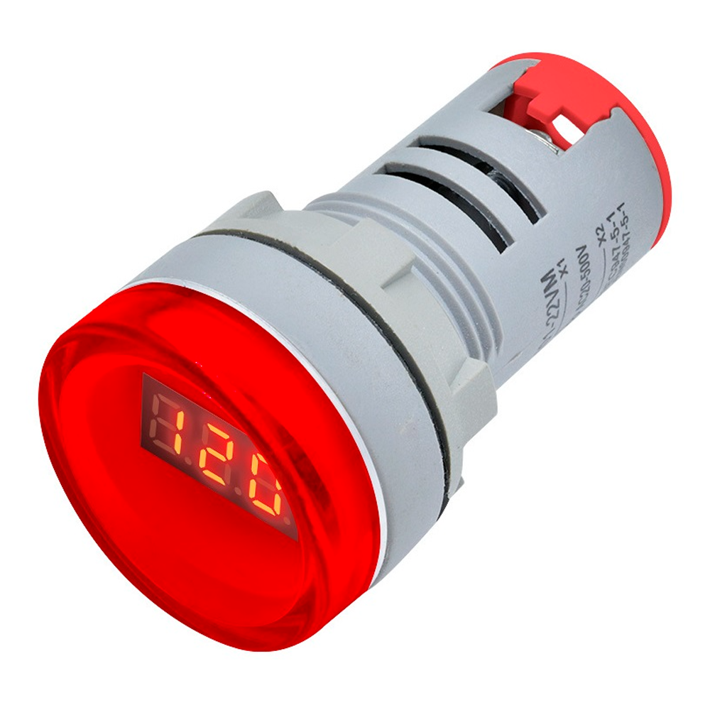 AC60-500V AC Voltage Meter LED Digital Display - 1 Pcs