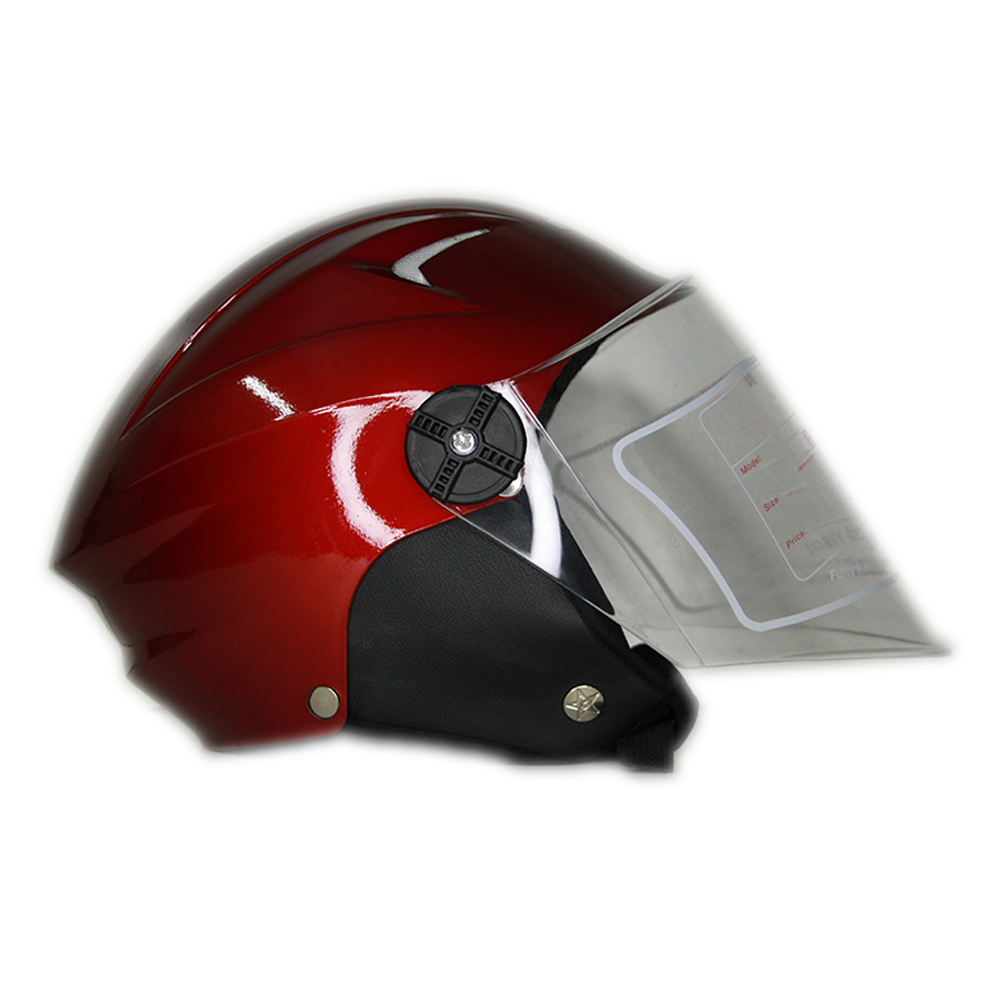 Revpro Cap Helmet With China Glass - Red - APBD1047