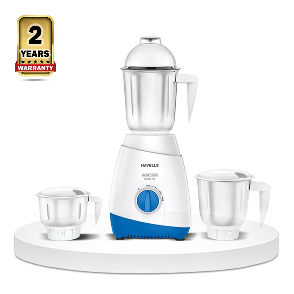 Havells ASPRO - 3 Jar Mixer Grinder - 600W