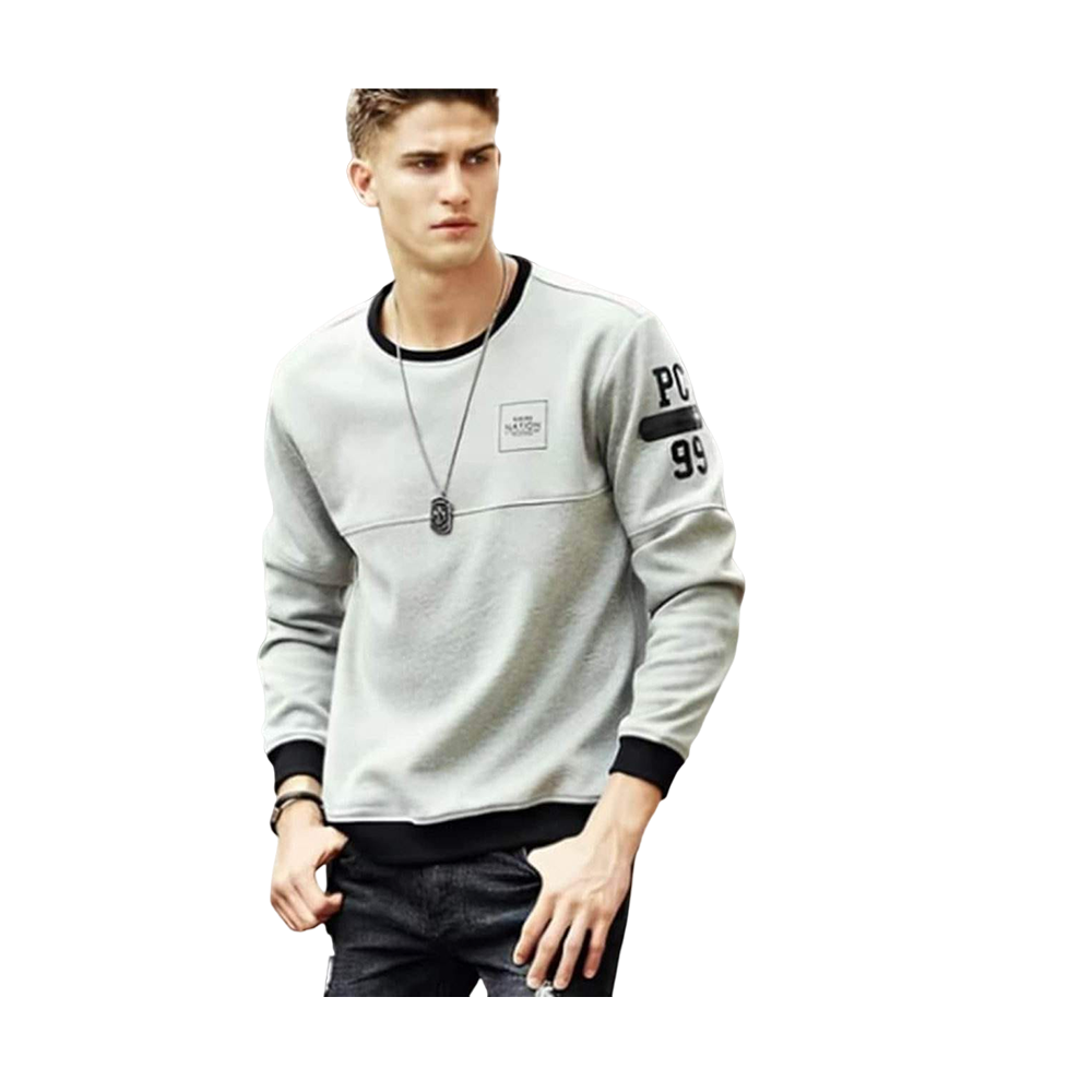 Sweep Shirt for Men Gray TSH45