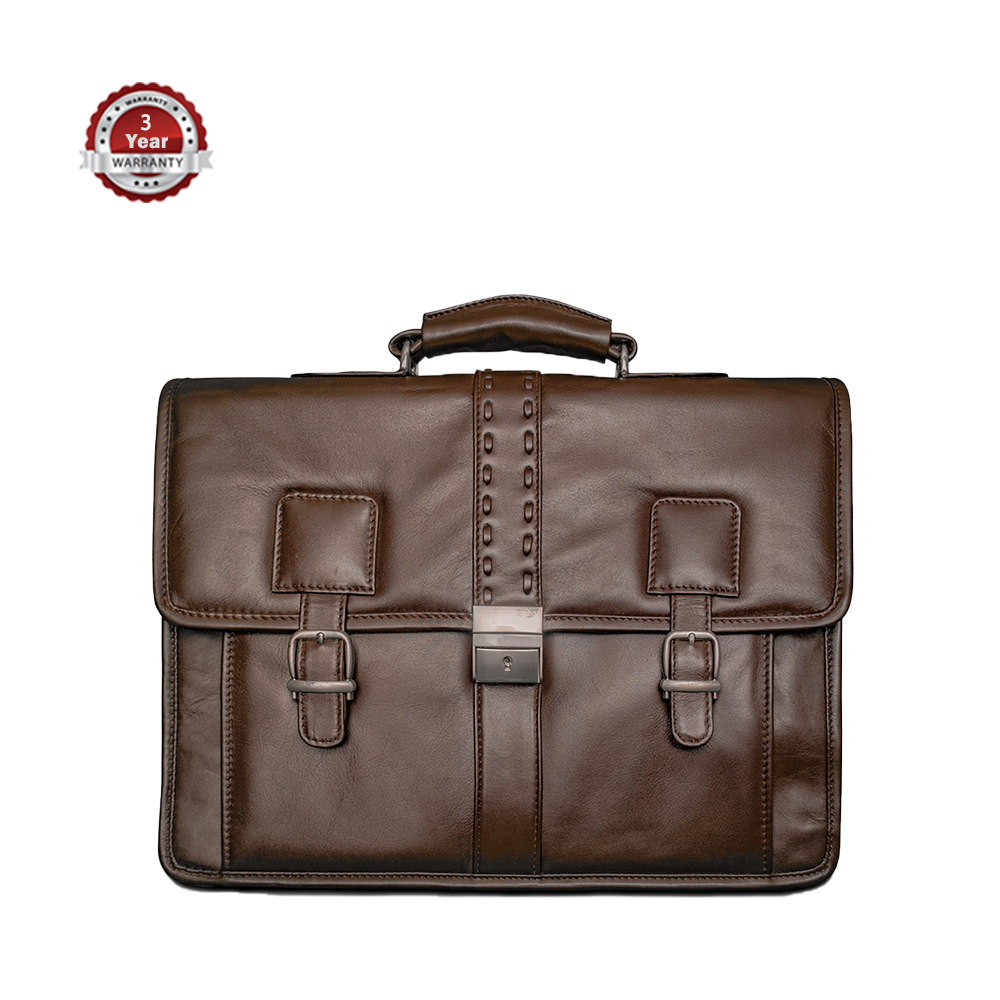 Leather Office Bag For Men - OB -1000