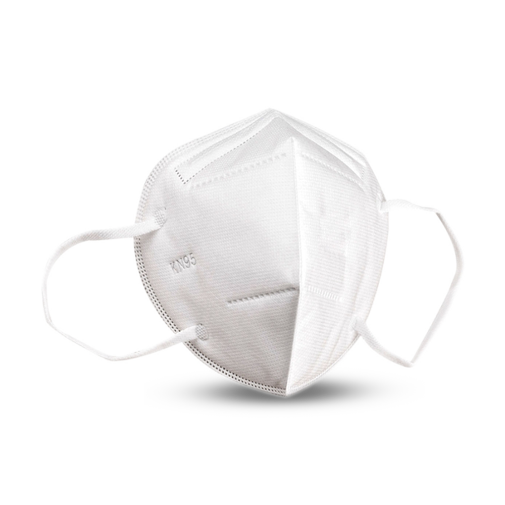 KN-95 Protective Mask With Steel And Inside PVC Nose Clip - White - 132826107