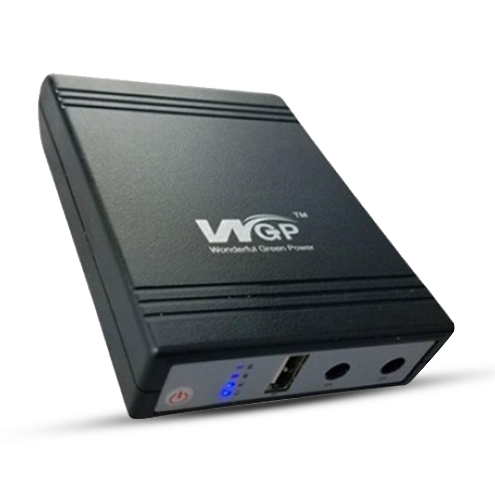 WGP Mini UPS INPUT 12V OUTPUT 5V/9V/12V Available Capacity Over 30Wh  Uninterruptible Power Supply for Webcam,Router,Modem