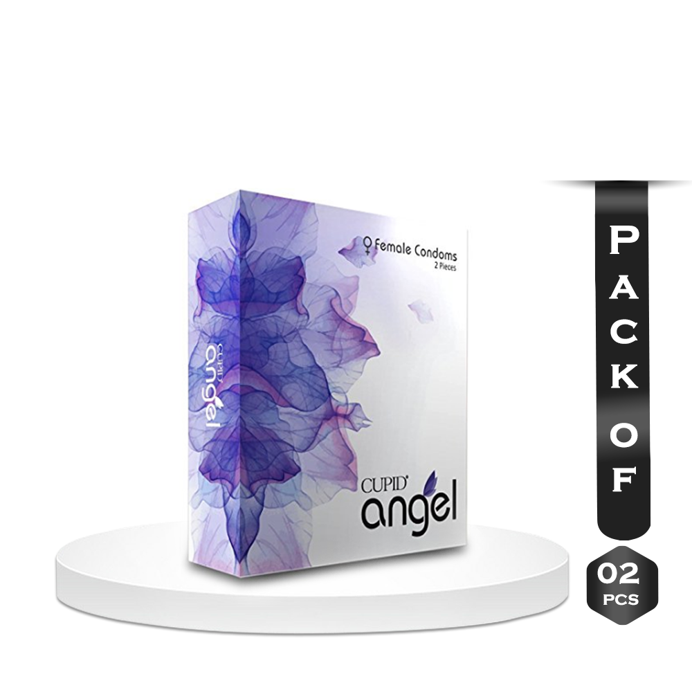 Pack of 2 Pieces Cupid Angel Female Condoms